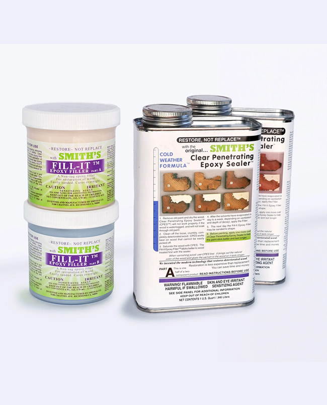 Rotten Wood Repair Kits for Windows, Doors, Boats – Permanent, Waterproof & Flexible